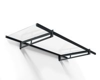 Vordach Bremen 2050, ca. 205 x 93,5 x 18,7 cm - Grau
