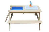 Kindersitzgruppe und Matschtisch Robin mit Waschbecken