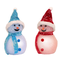 LED-Schneeballfiguren - 2er-Pack