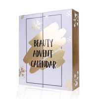 Adventskalender Dekorativkosmetik GOLD in buchförmiger Box