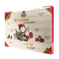 Adventskalender SHEEPWORLD in Box, Motiv: Weihnachten wird schön...