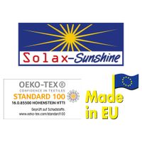Solax-Sunshine Niedriglehner-Polsterauflage, je ca. 98 x 50 x 5 cm - Karo Grün, 2er-Set