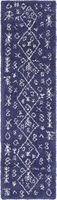 Teppich "Temara Shag" Läufer Marineblau CA10313