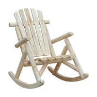 Schaukelstuhl Schwingsessel Schaukel Stuhl Relaxstuhl Tannenholz Natur