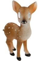 Reh 'Bambi' mit Solarbeleuchtung stehend,