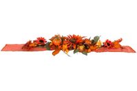 Tischläufer Herbst Blumen mit LED, aus Polyester