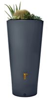 VASO 2in1 Regenspeicher 220 L graphite grey inkl. Anschlussset und Auslaufhahn
