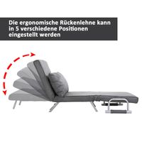 Schlafsofa mit Armlehne