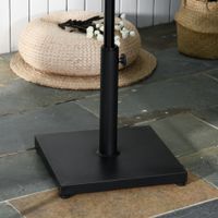 Schirmständer 11 kg Ständer Schirm Ø30/35/38 mm Metall + Zement Schwarz 40 x 40 x 43 cm