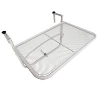 Balkonhängetisch Gartentisch viereckig höhenverstellbar Metall