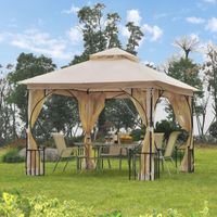 Pavillon, Doppeldach 3x3m