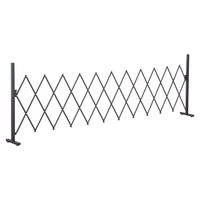 Scherengitter Absperrgitter ausziehbar 35-300cm Garten Alu Braun
