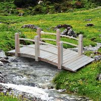 Gartenbrücke, Natur 152,5 x 67 x 48 cm