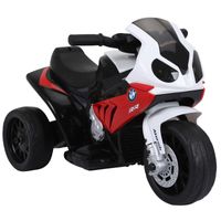 Elektro Kindermotorrad lizensiert von BMW S1000RR Elektro-Dreirad, Stahl Rot