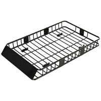 Dachkorb Auto Dachträger Dach Universal Schwarz 162 x 99 x 16 cm