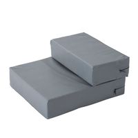 Tiertreppe Klappbar Grau L45 x B39 x H20 cm
