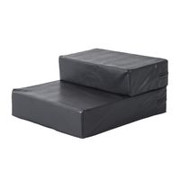 Tiertreppe Klappbar Schwarz L45 x B39 x H20 cm