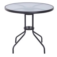 Gartentisch Balkontisch Bistrotisch Garten Beistelltisch mit Schirmloch