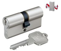 Profil-Doppelzylinder - V50 40/40 mm - Gleichschließend Nr. 10 - Not- und Gefahrenfunktion