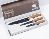 3tlg. Messerset ESSENTIAL im ETUI