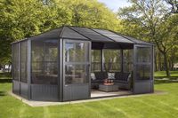 Sojag Aluminium Pavillon und Wintergarten Charleston 12x18 anthrazit