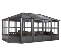 Sojag Aluminium Pavillon und Wintergarten Charleston 12x18 anthrazit
