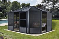 Sojag Aluminium Pavillon und Wintergarten Charleston 12x15 anthrazit