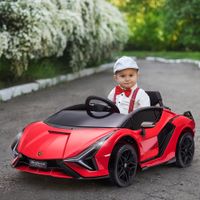 SUV-Auto-Spielzeug Elektroauto mit Fernbedienung extra breiten Reifen Metall Rot