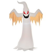Halloween Selbstaufblasenderes Gespenst 2,4 m Dekoration mit LEDs IP44
