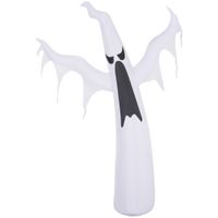 Weiß Halloween Dekoration Selbstaufblasendes Spuk Gespenst Geist LED Beleuchtet