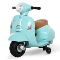VESPA Elektromotorrad Kindermotorrad 3 km/h LED-Licht Sound Kunststoff Metall Grün