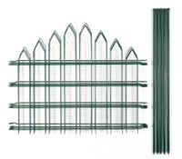 4er Set Teichzaun, ca.1000 x 800mm  - Grün, 21FS05