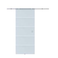 Glasschiebetür Schiebetür Glastür Zimmertür teilsatiniert 775 / 900 / 1025 x 2050 mm