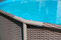 Summer Waves Active Frame Ø457x106 cm rattan braun