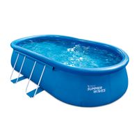 Summer Waves Quick Set Pool 549x305x107 cm blau