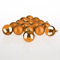 Weihnachtsbaumkugeln 54 tlg 5-8cm kupfer