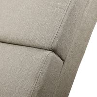 Casaria Relaxliege London Massage + Heizfunktion 186 x 89 x 55cm sand