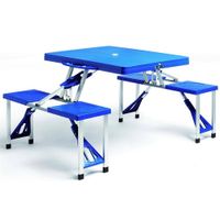 Deuba Campingtisch Picknick Kunststoff klappbar 87 x 40 x 11cm
