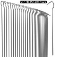 Deuba Heringe J 50er Set20cm / 3,5cm silber