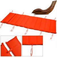 Detex Auflage Saunaliege inkl Kopfkissen Auflage: 177 x 58 x 7cm Kopfteil: 56 x 17 x 4cm creme