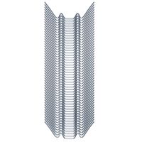 Deuba Gewächshausklammern Stahl 50er Set 8,5 x 3cm silber