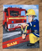 Feuerwehrmann Sam Fleecedecke Größe 130x160 cm
