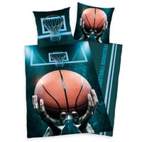 Basketball Bettwäsche Größe 80x80 + 135x200 cm