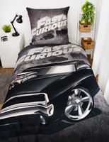 Fast & Furious Bettwäsche Größe 80x80 + 135x200 cm