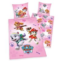 Paw Patrol Bettwäsche Größe 80x80 + 135x200 cm