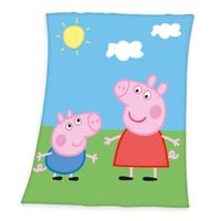 Peppa Pig Fleece-Decke Größe 130x160 cm