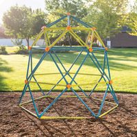 Lifetime Kletterturm Geodome blau/lime