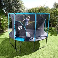 TP Toys Genius 12 Trampolin blau/schwarz Ø366 cm