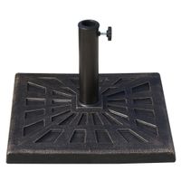 Sonnenschirmständer 15 kg Schirmhalter für Ø38 mm Ø48 mm