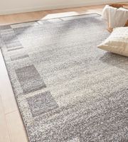 Moderner Kurzflor Teppich Daffi/Ylva 13056-190 Farbe Grau 160 x 230 cm